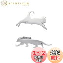 Yoursfs ネクタイピン 猫 ネコ セット 2本 シルバー かわいい ねこ ネクタイピン おしゃれ おもしろ ユニーク ネクタイ ピン ブランド メンズ ア...