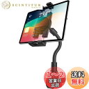 【送料無料】woleyi グースネック エアロバイク タブレット ホルダー フィットネスバイク iPad スマホ スタンド 角度調整可能 トレッドミル/ベビーカー/ポール取付 260mm スーパーロング アーム 360度回転 自由調節 安定性 日本語説明書付き 4-13インチ全機種対応:iPad Pro