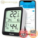Govee 温湿度計 温度計 湿度計 Bluetooth デジタル スマホで温度湿度管理 温度 湿度 高精度 コンパクト 大画面 グラフ記録 アラーム 異常通知 最高最低温湿度 乾燥対策 加湿対策 温室 地下室 室内 置掛兼用