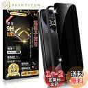 Boiyiklonn iPhone 15 Pro ガラスフィルム 覗き見防止 iPhone 15 プロ フィルム のぞき見防止 【プライバシー保護/ガイド枠付き...