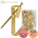 5WYOUKE【30個入】 画鋲 フック おしゃれ ピンフック 耐荷重約4.5kg 石膏ボード・ベニヤ・木用フック 目立たない 跡が残らない 釘フック 壁 傷つけない ゴールド 金属 錆びない 額縁/時計/絵画/クリスマス 飾り用/カレンダー/鍵/写真/自宅/オフィス/キッチン/学習室/浴室