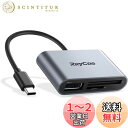 RayCue USB C - Micro SD TFメモリーカードリーダー iPad Pro MacBook Pro/Air Chromebook対応 3-in...