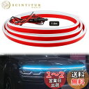 GZRUICA LED テープ フードライト LEDテープライト 車用 防水 側面発光 極薄型 シリコン 流れる LEDテープ ボンネットライト ディライト 汎...