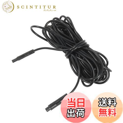 【送料無料】ACROPIX バックカメラ延長ケーブル ドライブレコーダーコード ユニバーサル 6 M ブラック 1個