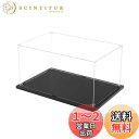 【送料無料】KUKERフィギュアケース 横長タイプ アクリルケース UVカット コレクションケース ディスプレイケース 組み立て簡単 頑丈 汚れ防止 手袋 クリーニングクロス付き(30×20×15cm)