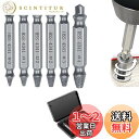 【送料無料】SHULLIN 6本セット ネジ抜き専用工具 修理用工具 ネジ外しビット ネジ取りビット エキストラクター ネジを簡単除去 ビス頭 抜く 専用工具 除去 ネジ外しセット ネジはずしビット 折れたボルト抜き 折れたボルトや 潰れた ネジを抜き 収納ケース付き 5サイズ(HSS