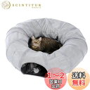 PAWZ Road 猫トンネル キャットトンネル 円 ドーナツ型 うさぎ 人気 タイヤトンネル ロング ベッド 猫の巣 おもちゃ 長い 直径25CM 折りたたみ ストレス発散 運動不足 - グレー ドーナツ型