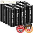 BONAI 単3形 充電池 充電式ニッケル水素電池 24個パック(2800mAh 約1200回使用可能) 液漏れ防止設計 自然放電抑制 環境友好タイプ