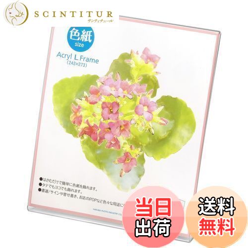 【送料無料】ハクバ HAKUBA フォトスタンド アクリルLフレーム 色紙サイズ FACL-SK クリア