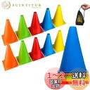 BiAnYC 23cm コーン ミニ カラー マーカーコーン 軽量タイプ 全5色 (各色2個) 10本セット 収納ポーチ付き