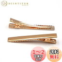 【LEISURE CLUB】ヘアクリップ 約40個入り 65mm ヘアピン 髪留め 金具 ヘアアクセサリー パーツ ゴールド DIY ホビー 業務用 大人 子供 (ゴールド6.5cm)