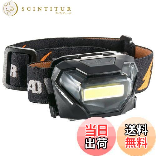 ̵ۥŵ LEDإåɥ饤 LEAD WARRIOR Ӽ 300lm LC-LW300C-K 08-1325 OHM