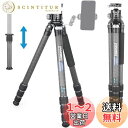 INNOREL カメラ 三脚 カーボン 一眼レフ三脚 25KG最大耐荷重 4段伸縮 18-189CM作業高さ 32.5/29/25.6/22.2MMパイプ径 360° ビデオカメラ デジカメ DSLR DV通用コンパクト 三脚 トラベル 登山用 センターポール付き バッグ付き(KT324C三脚+N44雲台)