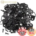 【送料無料】GLOWZEN 額縁 フック 額縁金具 吊り下げ金具 100個セット 木ネジ付き 三角カン 展示絵画(ブラック)