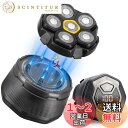 Beedove スキンヘッド用シェーバー 99枚刃 スキンヘッド シェーバー 6D曲面回転式 マグネット式 8500RPM メンズ 電動シェーバー 坊主用シェーバー 髭用シェーバー 乾湿両用 150分稼働時間 LEDディスプレイ Type-C 充電式 日本語説明書 父の日
