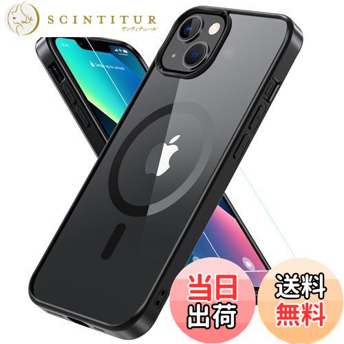 ������̵����iPhone13 ������ iPhone14 ������ BESINPO �ڥ��饹�ե�����դ���MagSafe�б��� �ޥ��ͥå���� ���Фߤʤ� �����ե�...