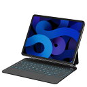 マジックキーボード SUKEBON 2025 iPad Air 13インチ(M3)に対応 2024 iPadAir6(M2)13インチ iPadPro 12.9インチに適用 iPad用キーボード付きケース 【日本技適認証取得】 磁気設計 トラックパッド付き 電量表示 7色バックライト 日本語配列 18ヶ月メーカー保証 日本