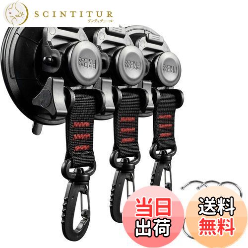 【送料無料】roseddy 吸盤 フック 強力 カーサイドタープ 吸盤 強力 フック 直径9cm 耐荷重 30kg キャ..