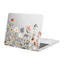 MOSISO 対応機種 MacBook Pro 13インチ ケース M2 2025-2016 A2338 M1 A2251 A2289 A2159 A1989 A1708 A1706、ガーデンの花 プラスチック ハードカバー(クリア)