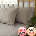 【送料無料】枕カバー 43×63cm 2枚セット 吸湿速乾 オールシーズン 抗菌防臭 合わせ式 ピロケース まくらカバー グレージュ