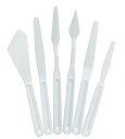 RICISUNG パレットナイフ ペインティングナイフ 油絵ナイフ 白いプラスチック12ピースセット油絵、アクリル絵の具、絵画用パステルナイフ 12PC
