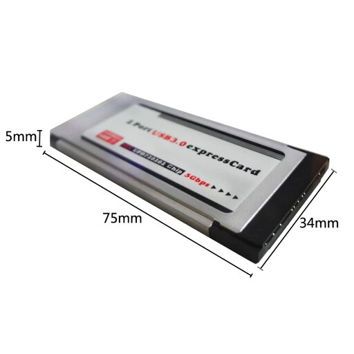 GAOHOU チップ FL1100 エクスプレス カード ExpressCard 34ミリメートル USB3.0 2ポートアダプタ カード