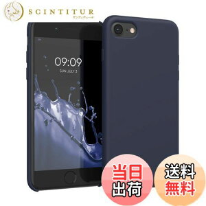 【送料無料】kwmobile スマホケース Apple iPhone SE3 / iPhone SE2 / iPhone SE (2022) / iPhone SE (2020) / iPhone 8 / iPhone 7対応 ケース - TPU リキッド シリコン カバー - 耐衝撃 傷防止 サラサラ Case