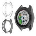 Miimall【2枚入り】対応Garmin(ガーミン) Approach S62専用ケース ガーミン Approach S62 カバー ソフト TPU材質 ぴったり対応 擦り傷防止 軽量 防衝撃 Garmin Approach S62 保護ケース バンパー(ブラック+クリア)