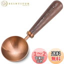 Easyworkz レトロ ステンレス鋼 コーヒー 計量 スプーン 10g 黒胡桃木製 ハンドル「ローズ・ゴールド」
