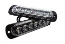 SakaSK デイライト LED 12v 24v 兼用 防塵 耐衝撃 汎用 防水 ホワイト 車検対応 2個セット 6000K 薄型 (ブルー ( 青 ))