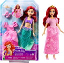 マテル(MATTEL) ディズニー(Disney)/ディズニープリンセス(Disney Princess) アリエル(マーメイドとプリンセス きせかえセット)【着せ替え人形】【3才~】【プレゼント】HMG49