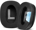 SOULWIT 冷却ジェル パッド イヤーパッド 対応 Logicool G Pro, G Pro X, G ProX 2, G Pro X SE 向けの ヘッドセット 交換 パッド for ロジクール GPro, GPro X, GProX 2, GPro X SE 用 イヤーカップ 高密度フォーム イヤークッション 冷感 ブラック