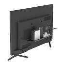 Suptek テレビ背面ラック テレビ裏ラック W42XD11.2XH2.8cm 録画用HDD・ケーブル収納 VESA75-400mm対応 ブラック(S71)
