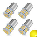 【24V車専用】S25 LEDシングル イエロー 爆光 G18 BA15s P21W 54連 3014SMD トラック デコトラ ダンプ バス 大型車用 バルブ...