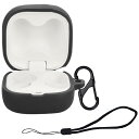 For Sony LinkBuds open WF-L910/Fit/WF-LS910N ケース カバー Mosasa ソニー LinkBuds open WF-L910/Fit/WF-LS910N シリコン保護ケース 充電便利 全面保護 紛失防止 滑り止め 軽量 キズ防止 スリム 薄型 旅行 耐衝撃 防塵-ブラック
