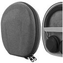 Geekria ケース Shield ヘッドホンケース 互換性 ハードケース 旅行用 ハードシェルケースジャブラ Jabra Evolve 2 75, Evolve 2 65, Evolve2 55, Evolve2 50, Evolve2 30, Evolve 20 UC 等 ヘッドホン 対応キャリングケース ケース バッグ (グレー プラッシュ)