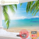 【送料無料】LB ビーチ風景タペストリー 青空 海と椰子の木 自然 インテリア ファブリック装飾品 おしゃれ 多機能壁掛け モダン 写真 部屋 窓カーテン 店 ...