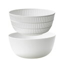 ライクイット (like-it) ざる ボウル Colander&Bowl 米とぎにも使える ザルとボール 樹脂製 3.2L 約Ф22.7×高10.4cm ボウ...