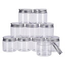 BENECREAT 20個セット30ml小分けボトル アルミ蓋つき プラスチック缶 アルミネジキャップ缶 小分け容器 詰め替え容器 クリームケース 化粧品 小物収納ボックス
