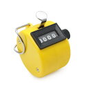 AmzBarley カウンター 数取器 手持ち カウント 4桁 数取り器 カウンター 防水 小型 数 取り 数カウンター 計数器 野球 カウンター 手持型 counter 手掌用 計数 野球 カウンター 人数カウンター 数 取り カウンター1個入 (イエロー)