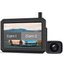 AUTO-VOX W7PRO ワイヤレス バックカメラモニターセット 無線 バックモニター デジタル信号 高い安定性 干渉なし IP68防水 HD画像 暗視機能...