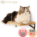 【送料無料】FUKUMARU 壁掛け式猫用ステップ キャットウォーク 木製 取り付け簡単
