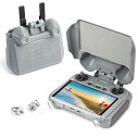 STARTRC DJI向けMini 4 Pro、Air 3S、Air 3、Neoサンシェード ドローンRC 2リモコンサンフード 画面保護 アクセサリー 3-IN-1サンバイザー 、ジョイスティック、スクリーンプロテクター ソフト超微細繊維ライニングカバー 日よけフード (DJI対応RC 2のみ)