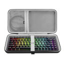 Geekria 75% キーボードケース、84 キーメカニカルゲーミングキーボード用ハードシェルトラベルキャリーバッグ、レイザー Razer BlackWidow V4 75%/ BlackWidow V4 Pro 75%、GMMK PRO 75% キーボード (スリム) と互換性あり(2)