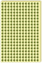 WBway【色が選べる】カラーラベル 8mm <お徳用> 30枚セット(7800片) NC-8530 丸形 シール ラベル 丸シール ゴールド (金)