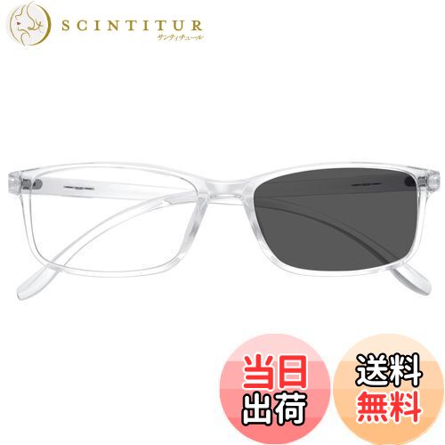 [Dollger] 調光サングラス ブルーライトカットメガネ 紫外線カット メガネ めがね 度なし uvカットメガネ 軽量 伊達メガネ メンズ レディース 男女兼用 透明