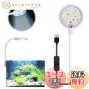 PAVIKE 水槽 ライト LED 14ランプ 四色ライト 小型水槽 ライト 水槽照明 アクアリウムライト クリップ式水槽ライト 360度調整 曲げ可能 観賞魚飼育 水草育成 省エネ