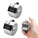 happykau カウンター 数取器 2個入 数取り器 4桁 手動測定 カウント 手持型 球数 野球 人数 交通量調査 数 を 数える 機械 数取り機 小型 防水 軽量 携帯便利 数カウンター 数字 デジタル 計数器 計取器 (手持型 2個入)