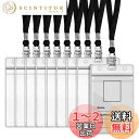 【送料無料】Chouiery ネームホルダー 35枚入れ ID カード ホルダー ネックストラップ 縦型(6.8*11.2cm) タイプ ブルー 吊り下げ 名札 ストラップ 名札 ホルダー カードホルダー 首掛け pvc製 防水 両面用 透明色名札ケース ネックストラップ イベント スタッフ パス 名刺 社