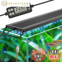 hygger 水槽ライト 新開発のDIYモード 45-60CM対応 WRGB割合を調整可能 タイマー自由に設定 LCDディスプレイ LEDアクアリウムライト 8色白/赤/橙/黄/緑/青/藍/紫LED 昼光と月光モード 10段階明るさ調整 IP68防水仕様 観賞魚飼育 水草育成用